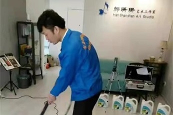北京朝阳区韩珊珊艺术工作室除甲醛案例