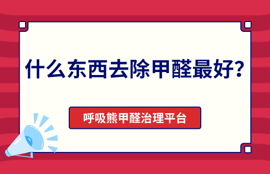 什么东西去除甲醛最好？