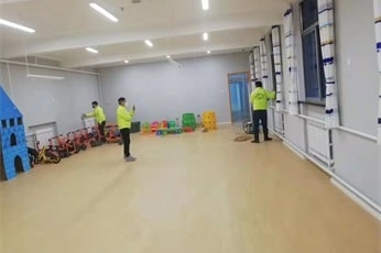 空气质量检测中心（西安店）陕西西安恒大幼儿园除甲醛案例