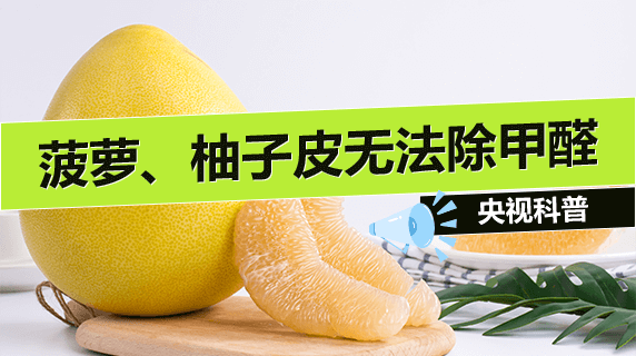 央视科普：你敢相信，菠萝和柚子皮无法去除甲醛！