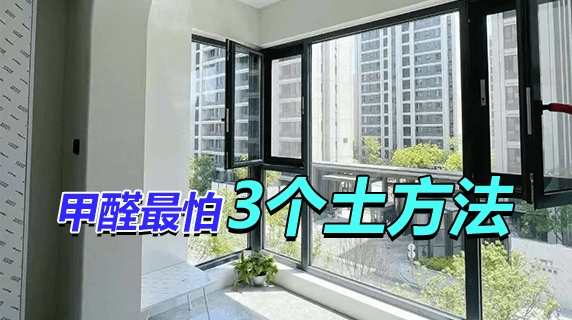 甲醛最怕的三个土方法