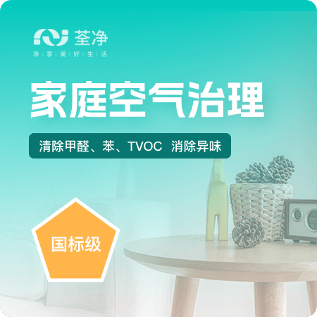 荃净环保——【家庭空气治理（国标级）】家庭住宅上门除甲醛服务