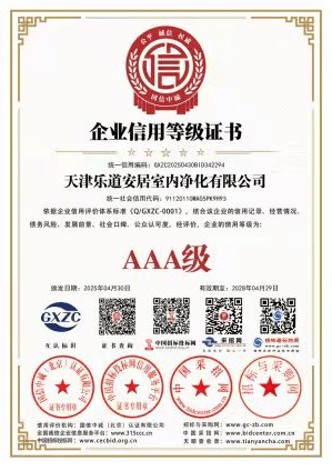 企业信用等级证书
