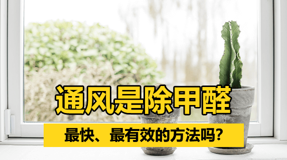 通风是除甲醛最快、最有效的方法吗?