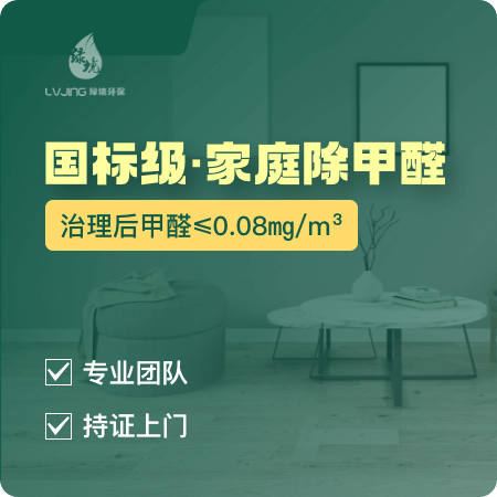绿境环保——【国标级·家庭除甲醛】卧室/客厅/别墅室内除甲醛