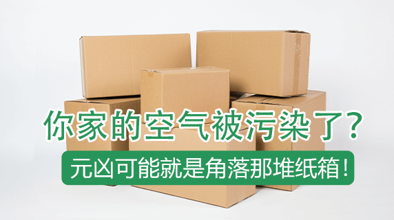 你家的空气被污染了？元凶可能就是角落那堆纸箱！
