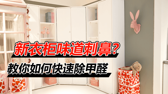 新衣柜味道刺鼻?教你如何快速除甲醛